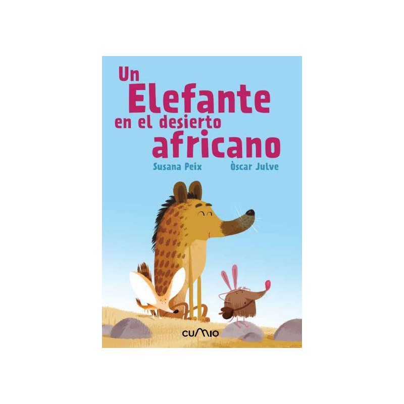 Un elefante en el desierto africano