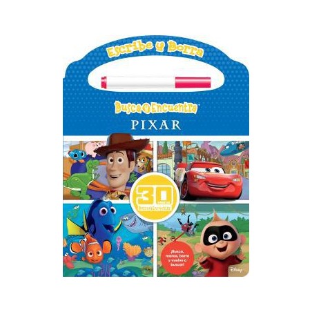 Escribe y borra Busca y encuentra Pixar