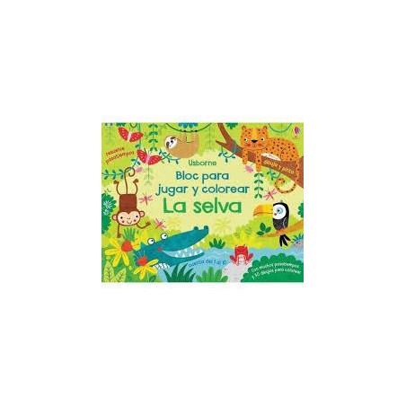 La selva. Bloc para jugar y colorear