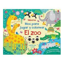 El zoo. Bloc para jugar y colorear