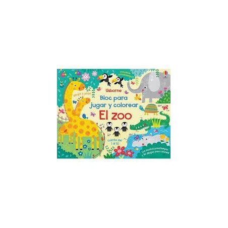 El zoo. Bloc para jugar y colorear