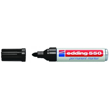 Rotulador edding 550 negro