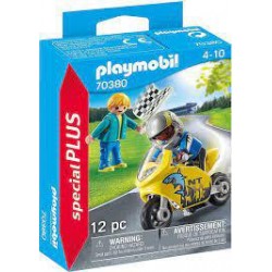 Playmobil piloto moto carreras