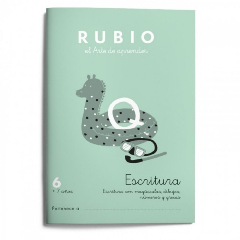 Cuaderno rubio escritura 6