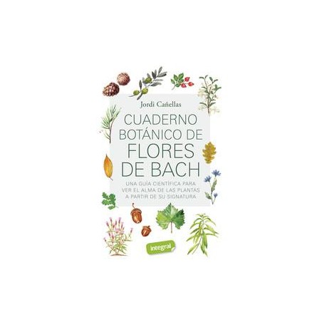 Cuaderno botánico de flores de Bach