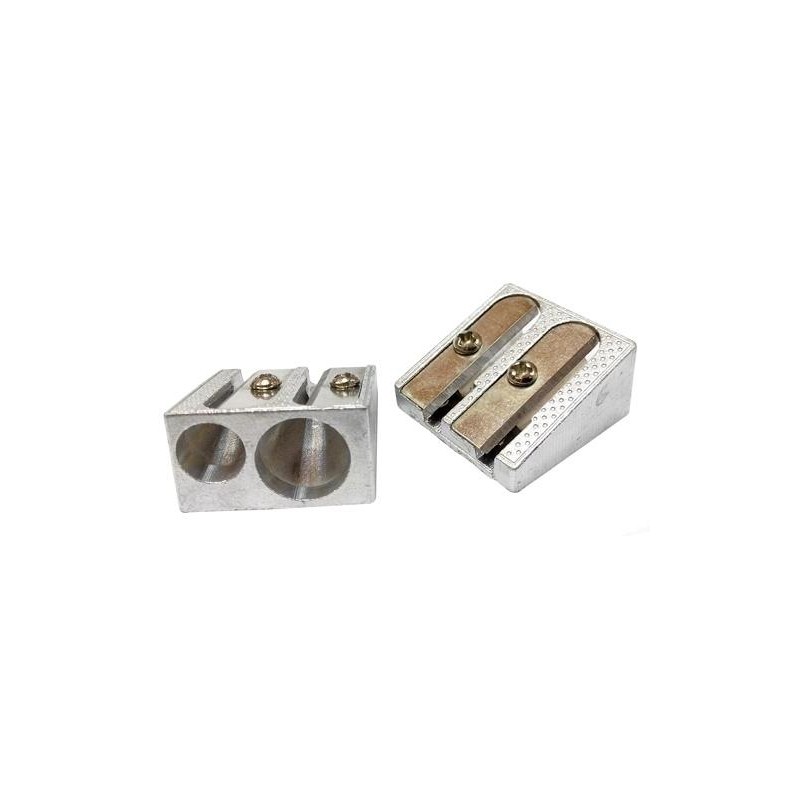 Afilalapiz metalico cuña doble Afilalapiz metalico cuña doble