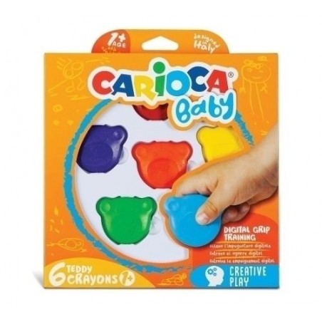 Ceras carioca baby teddy caja de 6