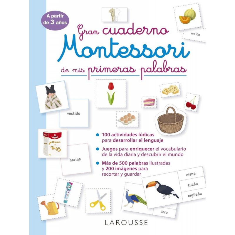 Gran cuaderno Montessori de mis primeras palabras Gran cuaderno Montessori de mis primeras palabras