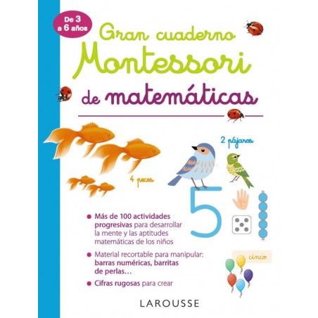 Gran cuaderno montessori de matemáticas