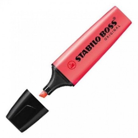 Marcador stabilo boss original rojo