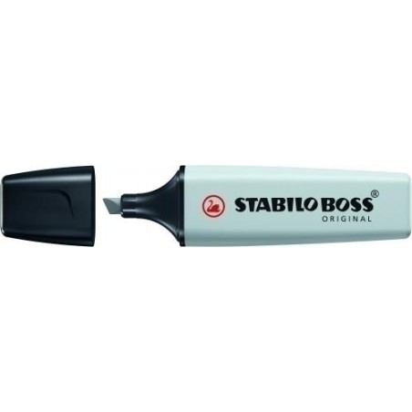 Marcador stabilo boss original pastel gris polvori