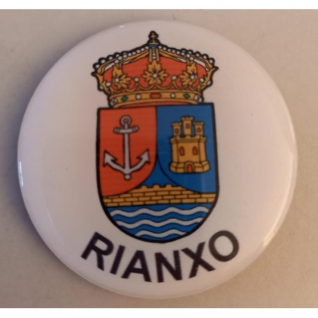 Imán recuerdo de Rianxo escudo de Rianxo