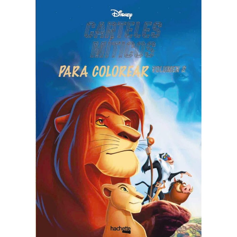 Disney  Carteles míticos para colorear  volumen 2