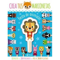 Crea tus marionetas  Fiesta de animales