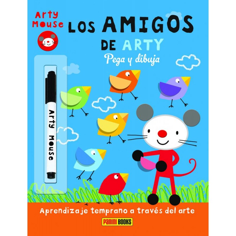 Los amigos de Arty  Pega y dibuja