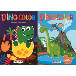 Dino color   125 stickers