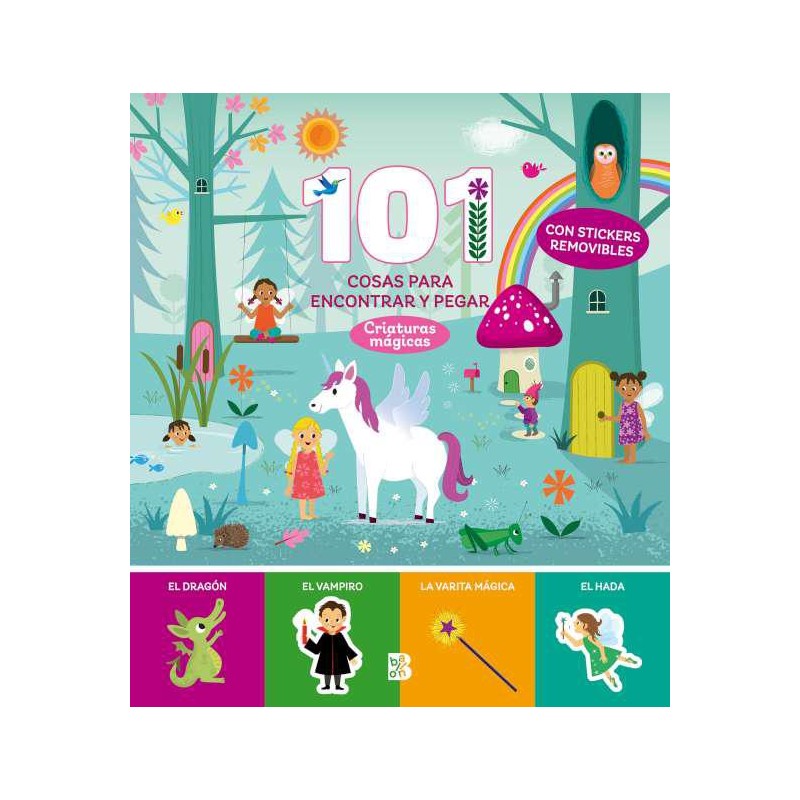 101 cosas para encontrar y pegar Criaturas mágica 101 cosas para encontrar y pegar Criaturas mágica