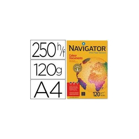 Papel A4 navigator 250 hojas 120 gramos