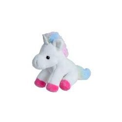 Peluche hug´ems-mini unicornio blanco