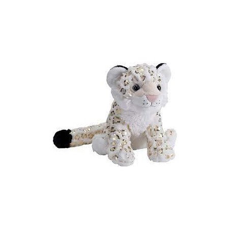 Peluche leopardo de las nieves mini