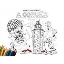 A Coruña  Caderno para colorear