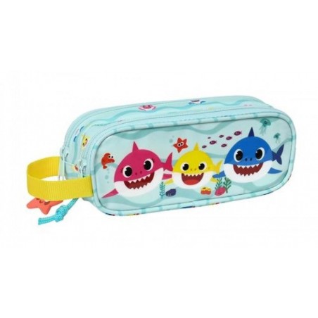 Portatodo doble Baby Shark 21x 8 x 6 cm