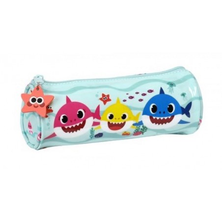 Portatodo redondo baby shark 20x7x7cm
