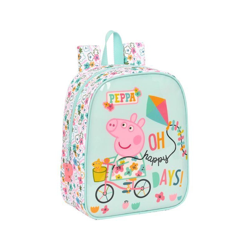 Mochila guardería peppa pig adaptable a carro cosy