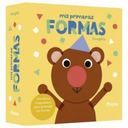 Mis primeras formas  Cofre con tres libros para be