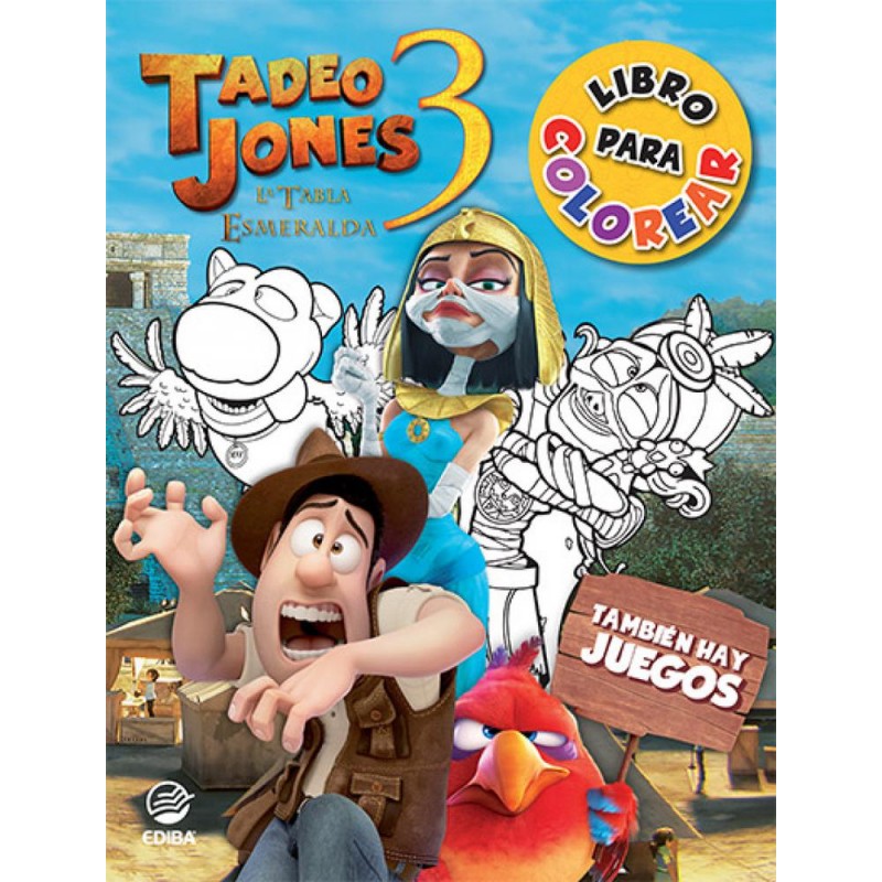 Tadeo jones 3 colorear