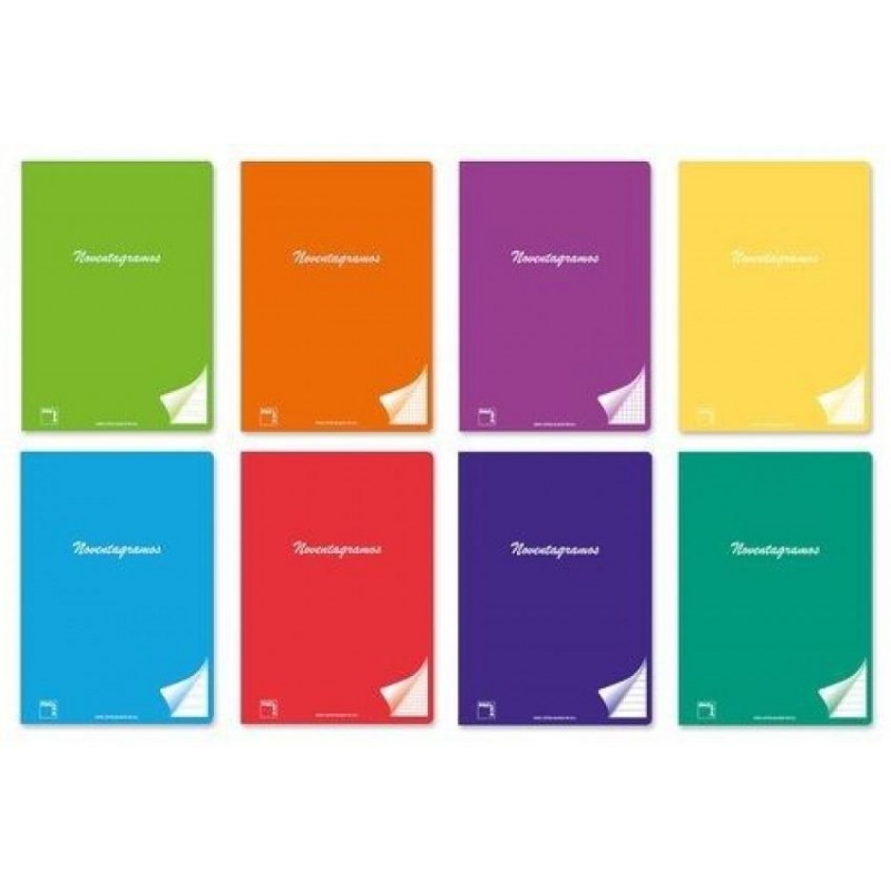 Libreta grapada a5  48h 90g pauta 3 5 c/m