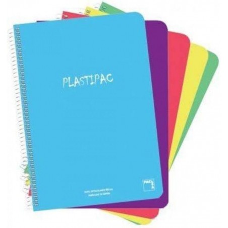 Bloc plastipac folio 80 hojas cuadricula 5x5