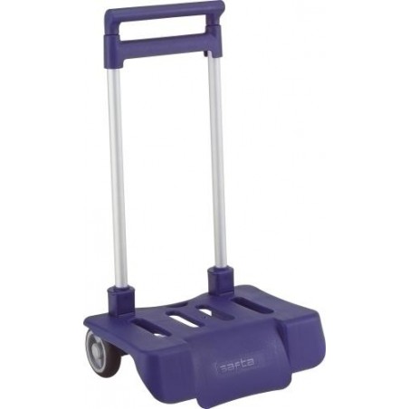 Carro portamochilas plegable azul marino safta