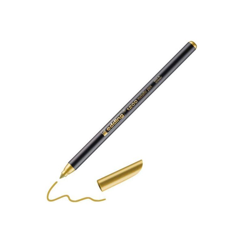 Rotulador edding 1200 metálico oro nº 53 Rotulador edding 1200 metálico oro nº 53