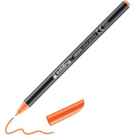 Rotulador edding 1200 naranja nº 6