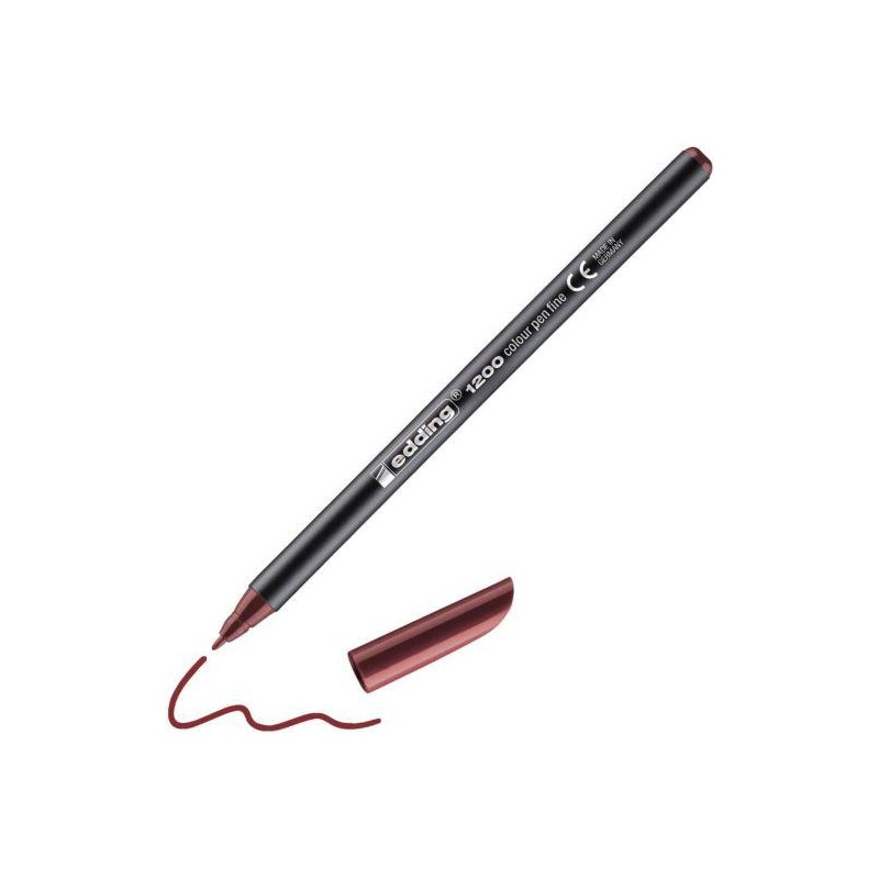 Rotulador edding 1200 rojo inglés nº 18 Rotulador edding 1200 rojo inglés nº 18