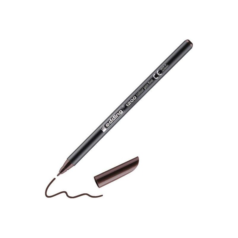Rotulador edding 1200 marron oscuro nº 18 Rotulador edding 1200 marron oscuro nº 18