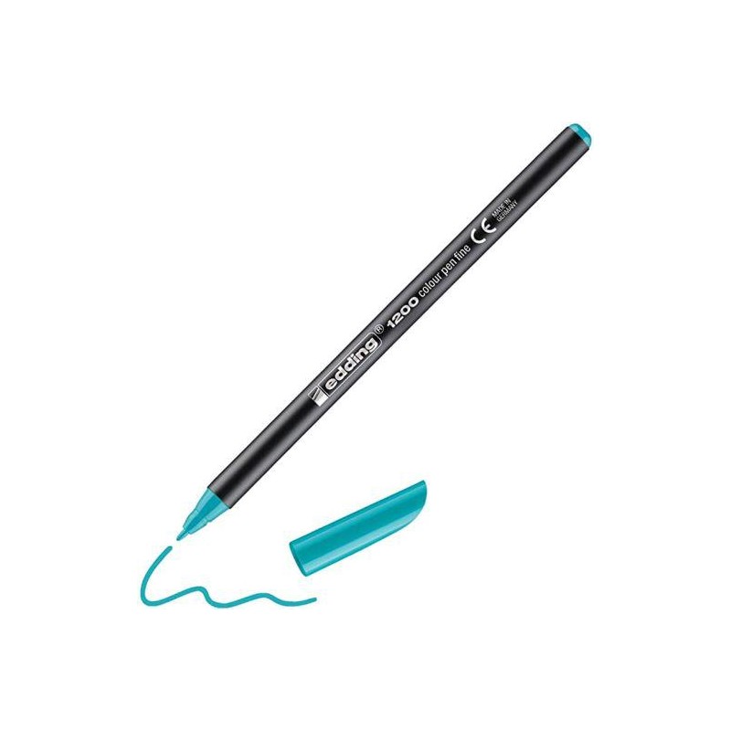 Rotulador edding 1200 azul turquesa nº 14 Rotulador edding 1200 azul turquesa nº 14