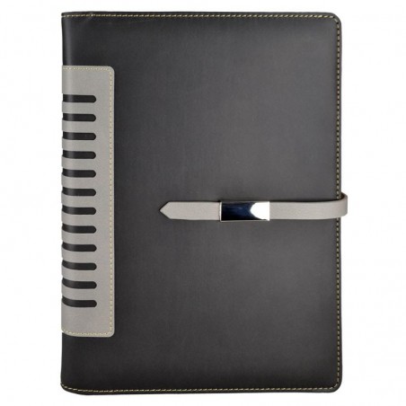 Agenda Didex london clip 18x24cm d/p negro