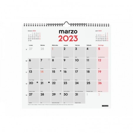 Calendario finocam anual pared 2023 34x32cm