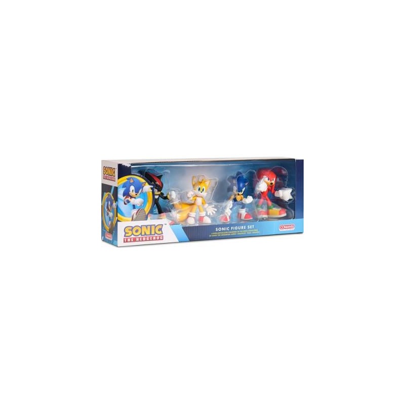 Sonic family set 4 figuras articuladas 7 cm