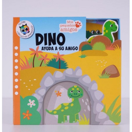 Dino ayuda a su amigo