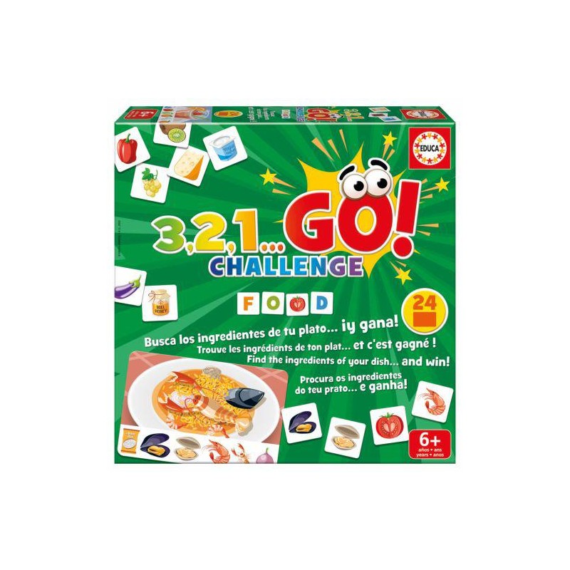 3  2  1    go  Challenge food