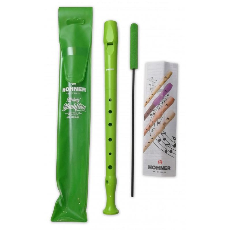Flauta Hohner color verde