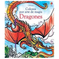 Colorea por arte de magia. Dragones