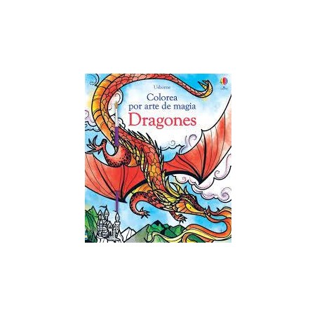 Colorea por arte de magia. Dragones