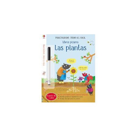Las plantas. Libro pizarra.