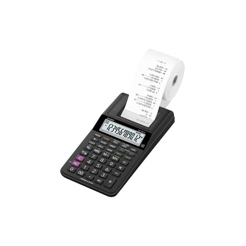 Calculadora con impresora casio 12 HR-8 RCE