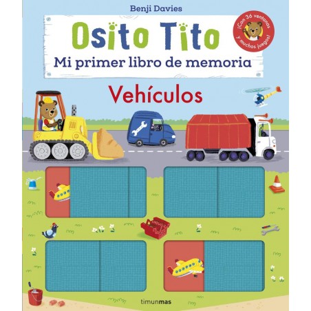 Osito Tito  Mi primer libro de memoria  Vehículos