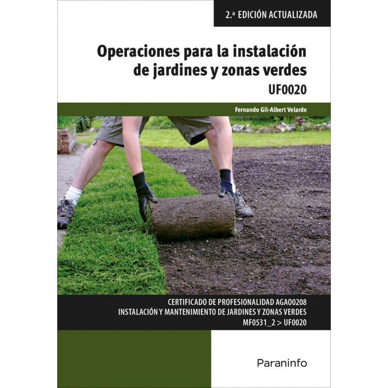 Operaciones para la instalación de jardines y zona Operaciones para la instalación de jardines y zona